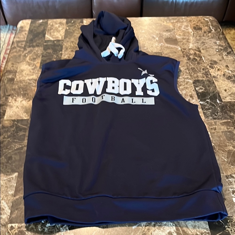 Cowboys Football Sleeveless Hoodie